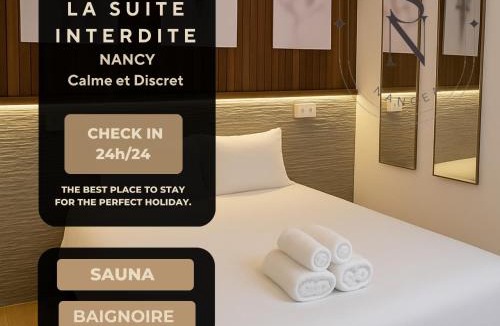 Quartier Beauregard-Boufflers-Buthegnemont-Boudonville Apartment | La Suite Interdite Jacuzzi, Sauna & Pièce Secrète