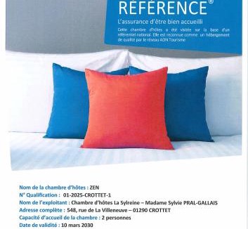 Crottet Bed & Breakfast | La Sylreine