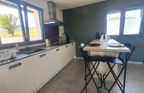 Saint-Vincent-de-Barres Apartment | La Terrasse: breathtaking view and heated swimming pool