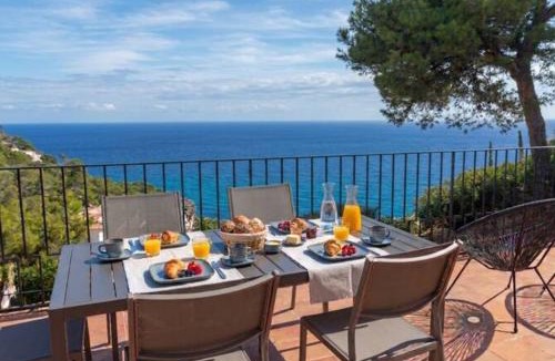 Aiguablava Apartment | La Terrasse 1-Vue Mer Panoramique & Piscine, BBQ