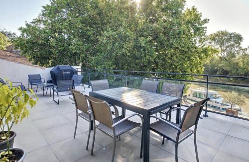 La Redorte Apartment | La terrasse du Canal, appartement pour 5 personnes