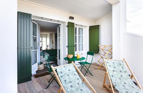 Rivedoux-Plage Apartment | La Terrasse, studio vue mer