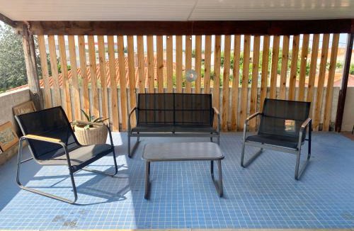 Moyen-Vernet Villa | La villa au palmier - 10ch, 2sdb, toit terrasse