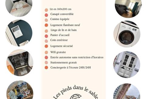 Malo-les-Bains Apartment | La Villa Des Vents en bord de mer