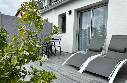 Saint-Prix Apartment | La Villa Perchée, Appartements Élégants, sauna Privé, sport, terrasses et Vue Panoramique, Parking protégé, proche PARIS