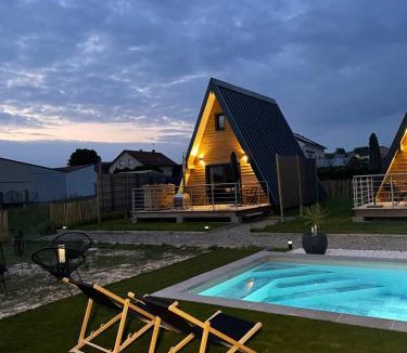 Saint-Utin Cabin | Lady Tipi 3 avec bain nordique et piscine