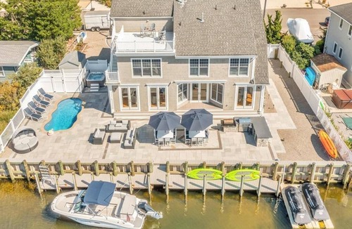 Loveladies House | Lagoonfront Home with Bay Views & Sunsets From Rooftop Deck