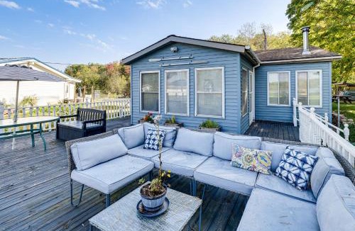 Reed City House | Lake Access Across the Street: Dock, Deck & Grill!