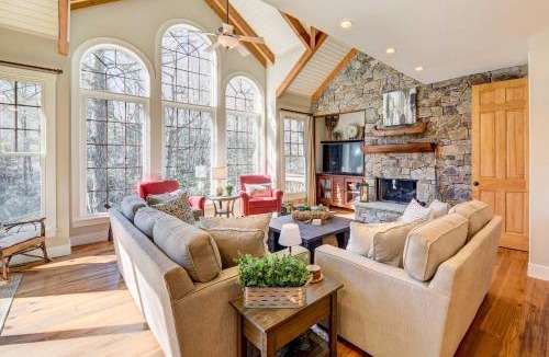 Lake Toxaway House | Lake Access + On-Site Creek: Lake Toxaway Home!