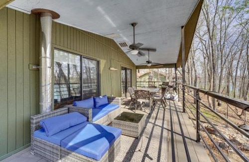 Golden House | Lake Access & Views! Table Rock Lake Family Escape