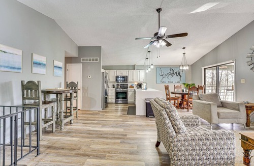 Golden House | Lake Access & Views! Table Rock Lake Family Escape