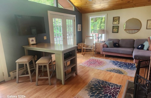 Barnstead House | Lake area Chalet w/Deck, Firepit & Beach Access