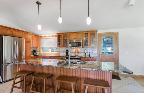 Powers Lake House | Lake Benedict Lakefront Home with Fire Pit Large Yard Kayak Friendly