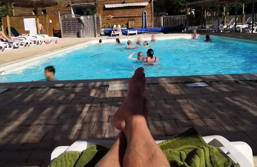 Naucelle Ski Chalet | Lake Bonnefon campsite * - Chalet PREMIUM 34 m2 (2 bedrooms) disabled access 7 people