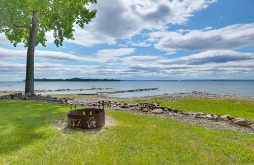 St. Albans House | Lake Champlain Vacation Rental with Boat Dock!