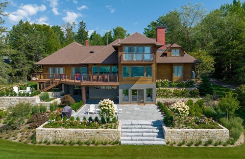 Charlevoix House | Lake Charlevoix Sanctuary · 205' Lakefront · Private Dock · Panoramic Lake Views