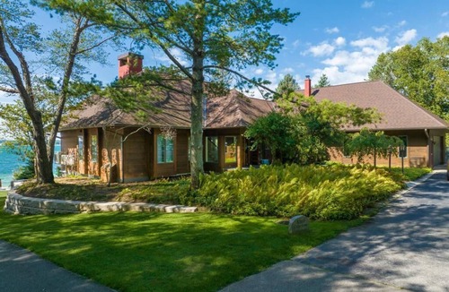 Charlevoix House | Lake Charlevoix Sanctuary · 205' Lakefront · Private Dock · Panoramic Lake Views