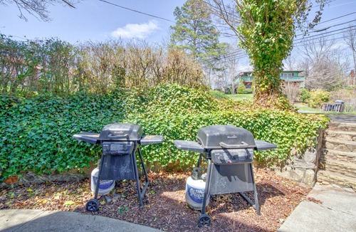 Lake Junaluska House | Lake Duplex with Central AC, WiFi, Fireplace & W/D - Steps to Pool and Tennis