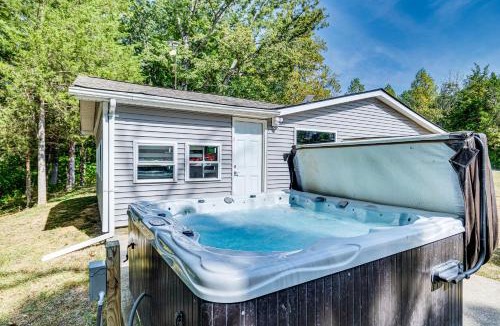 Scipio House | Lake Escape w/Hot Tub & Docks in Hope!