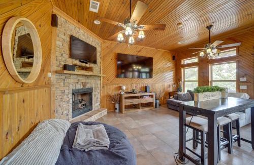 Hoyt House | Lake Eufaula Cabin w/Hot Tub & Large Deck