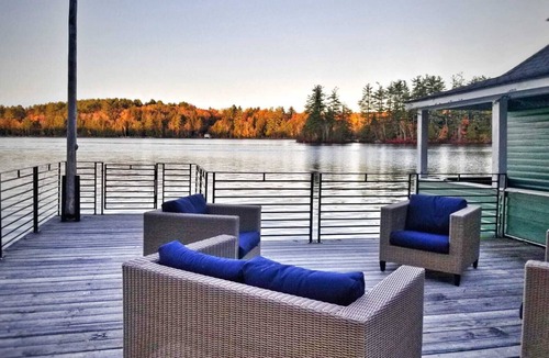Norway House | Lake Front 3 Season House with Private Deck