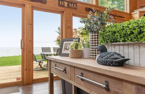 Garrison House | Lake front home on beautiful Lake Mille Lacs with a 210 degree view of the lake.