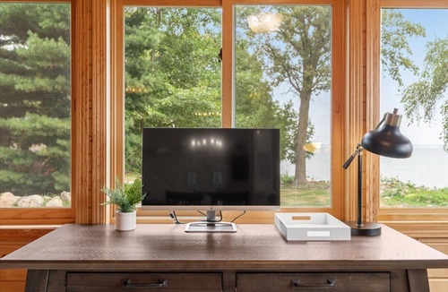 Garrison House | Lake front home on beautiful Lake Mille Lacs with a 210 degree view of the lake.