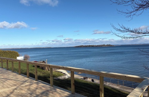 Plattsburgh House | Lake Front Home on beautiful Lake Champlain; Sleeps 20 & great for families