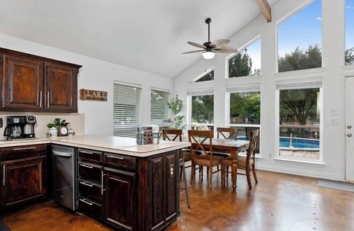 Mabank House | Lake Front Oasis, Pool, Dock, Fire Pit, Sleeps 12