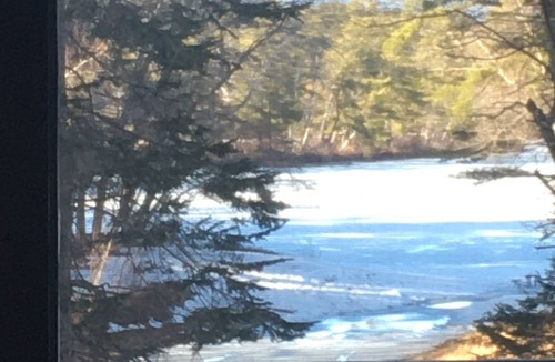 Conway Ski Chalet | LAKE FRONT Rustic Ski Chalet with Private Beach