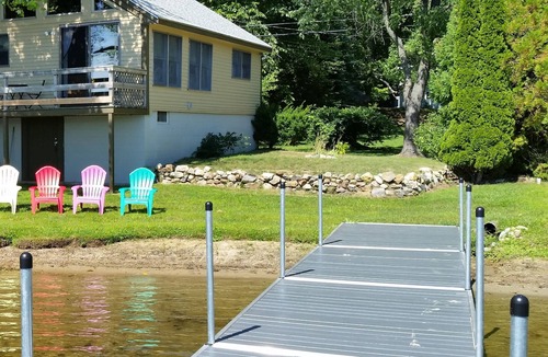 Sandown House | Lake Front Year Round Home On Angle Pond.