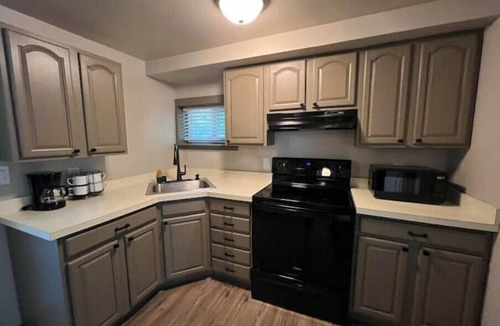 Lake George Apartment | Lake George Getaway with SAUNA!