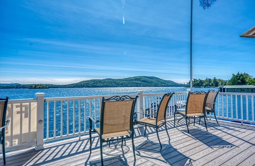 Lake George House | Lake George home w/exceptional views & dock!