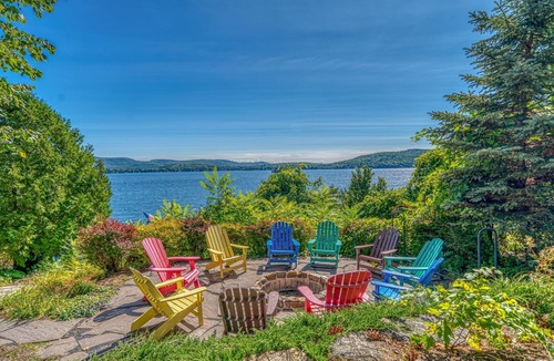 Lake George House | Lake George home w/exceptional views & dock!
