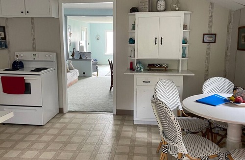 Mayville Cottage | LAKE Getaway w GREAT VIEWS + dock+ fire pit + BBQ