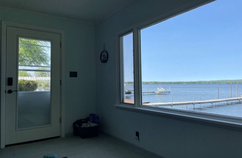 Mayville Cottage | LAKE Getaway w GREAT VIEWS + dock+ fire pit + BBQ