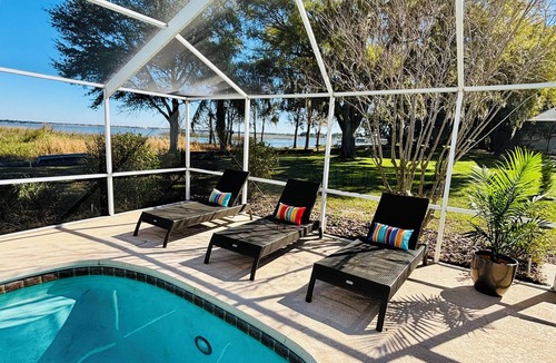 Winter Haven House | Lake Hamilton Oasis - Pool Dock Sunrise Views