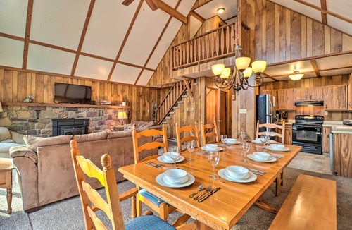 Lake Harmony Estates Cabin | Lake Harmony Access: Home w/Game Room + Fire Pit!