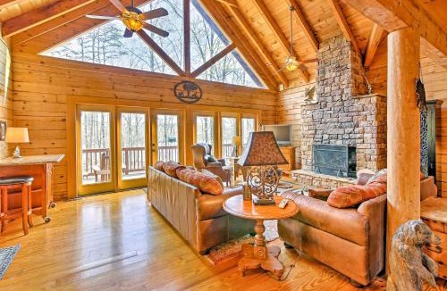 Martin House | Lake Hartwell Lodge w/Dock, Theater + Hot Tub!