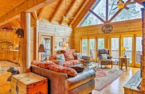 Martin House | Lake Hartwell Lodge w/Dock, Theater + Hot Tub!