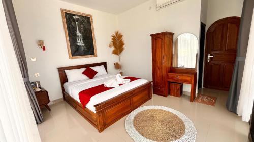 Toya Bungkah Villa | lake hill view