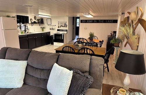 Twin Lakes House | Lake House ACROSS FROM DOCK & option to rent 2 additional homes on 2.3 acres!