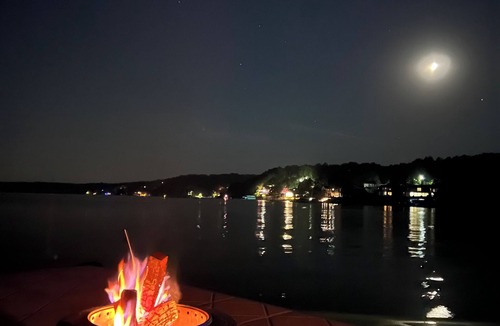 Sunrise Beach House | Lake House with Gorgeous Views and Huge Dock - 5 Stairs to the Dock!