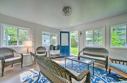 Fort Gratiot House | Lake Huron Cottage Fire Pit, Steps to Beach!