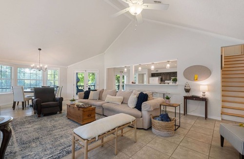 New Braunfels House | Lake It Easy.5BR Waterfront Home, Dock, Deck and Game Area