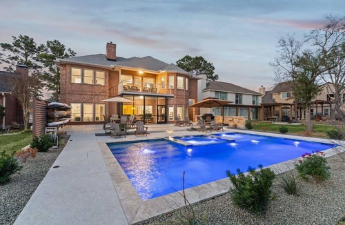 Walden on Lake Conroe House | Lake it easy, Fish, Kayak, Yard, Boat, Sleeps 20