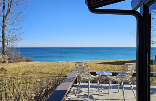 Racine Villa | Lake Michigan Waterfront Designer Villa