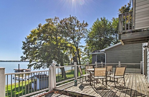 Miltona House | Lake Miltona Waterfront Home w/ Deck & Dock!