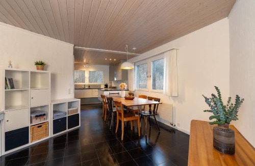 Spiez Villa | Lake & Mountain View Apartment near Faulensee Balcony BBQ & Free Parking