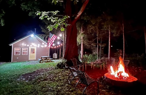 Sandy Creek Apartment | Lake Ontario Cottage BBQ Fire Pit